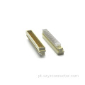 Conector Din41612 Macho Ângulo Direito